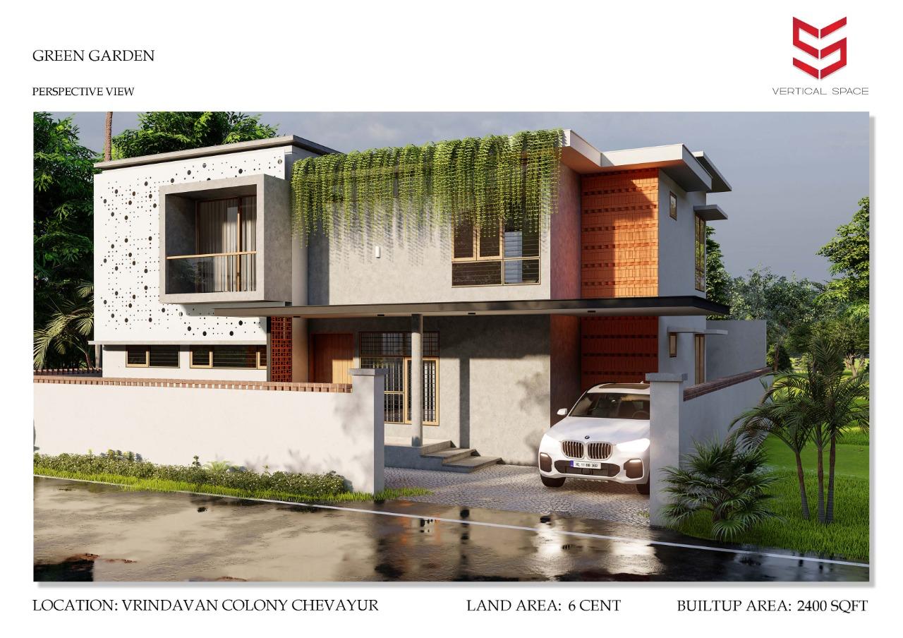 Green Garden Villa - Perspective View
